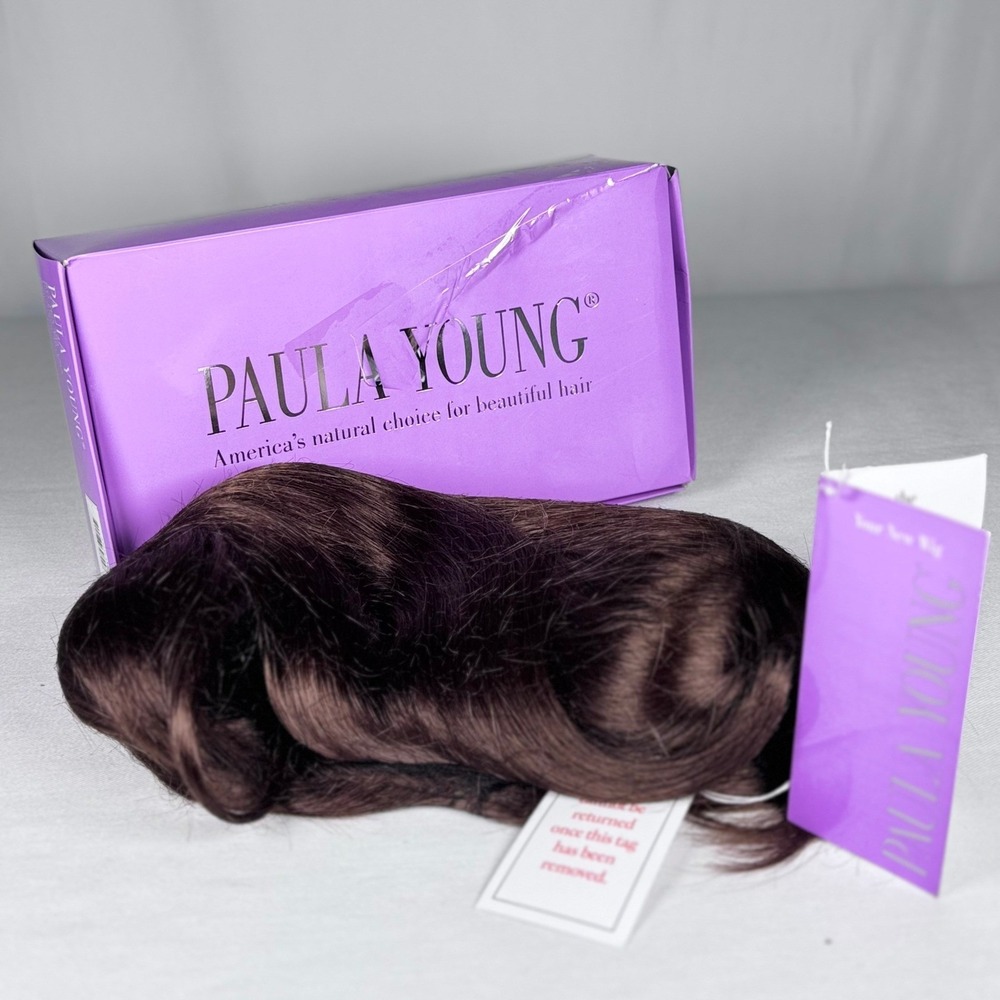 NIB Paula Young Dominique Wig Color 33 Auburn Synthetic Average Size